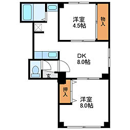 ノース266 4階/-