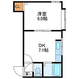 エミネンス北大西 3階/-