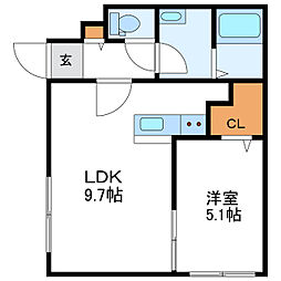 J-ecoa北27条 エコア北27条 1階