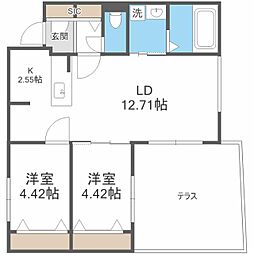 フォレスタ北9条 1階/-