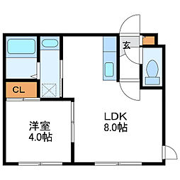 Msena 北38条 エムセーナ北38条 4階