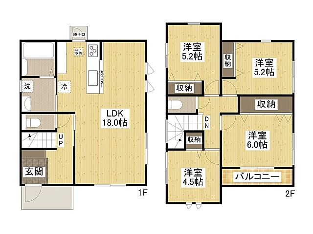 間取り 広島市安佐北区可部1丁目
