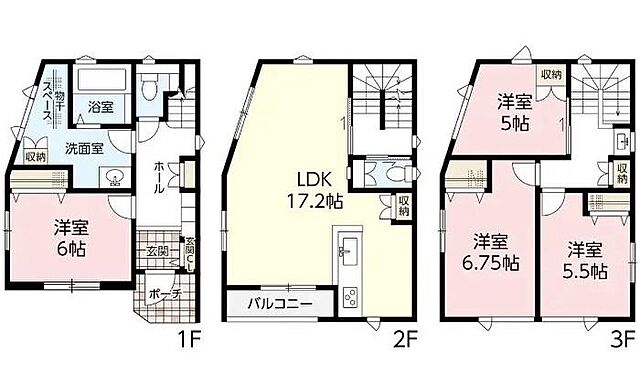 間取り 広島市安佐南区緑井7丁目