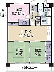 間取図画像 3LDK