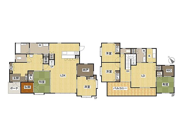 間取り 広島市安佐南区伴東2丁目