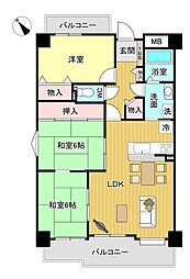 間取図画像 3LDK