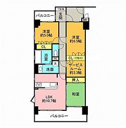 間取図画像 3SLDK