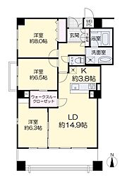 間取図画像 3LDK