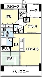 間取図画像 3LDK