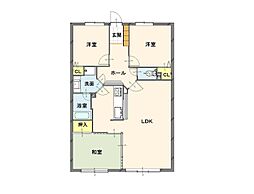 間取図画像 3LDK