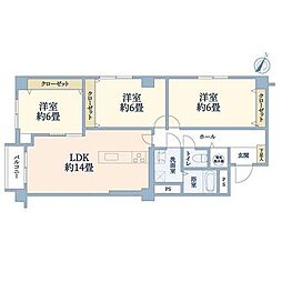 間取図画像 3LDK