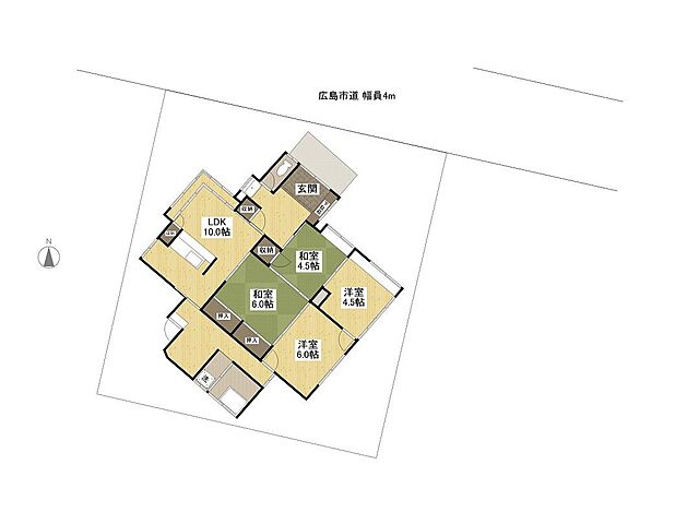 間取り 広島市安佐北区可部3丁目
