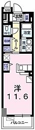 レジデンス神戸 ワンルームの間取図画像