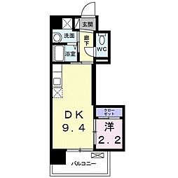 Soubou 1DKの間取図画像