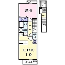 間取図画像 1LDK