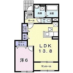 間取図画像 1LDK