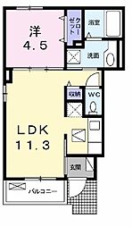 間取図画像 1LDK