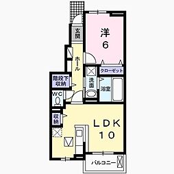 グランテラス 1LDKの間取図画像