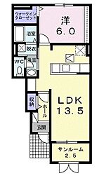 間取図画像 1LDK