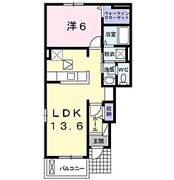 サンビトレス3 1LDKの間取図画像