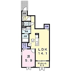 間取図画像 1LDK