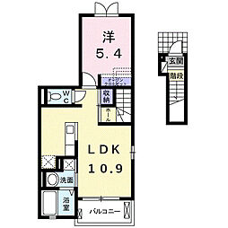 コンフォール・メゾン 1LDKの間取図画像