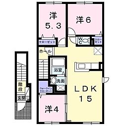 グラン・セノーテ 3LDKの間取図画像
