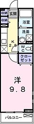 フレンドシップ志賀 1Kの間取図画像