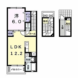 コンフォール・メゾン 1LDKの間取図画像