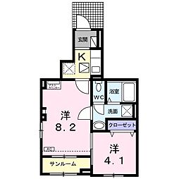 間取図画像 2K