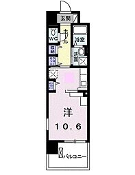 パールヒルズ五月町 ワンルームの間取図画像