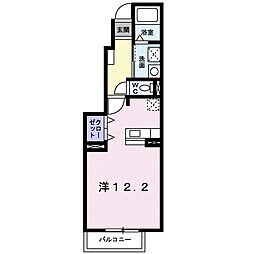ドゥーセット ワンルームの間取図画像