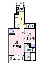 ビレッジZEN2 1SKの間取図画像
