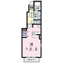 ユイマール ワンルームの間取図画像