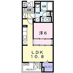 フォレストガーデン小門町 1LDKの間取図画像