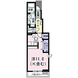 ドリームスター・A ワンルームの間取図画像