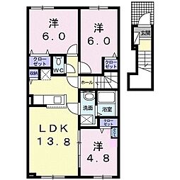 グランメゾン 3LDKの間取図画像