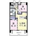 ペットマンションあかやま3階8.7万円