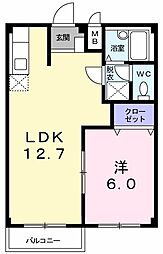 間取図画像 1LDK