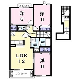 ペイサージュ 3LDKの間取図画像