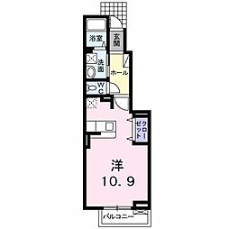 ジョイハウス ワンルームの間取図画像