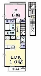 カンフォートアイ 1LDKの間取図画像