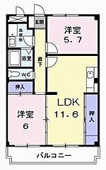 物件の間取り