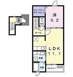 フェリーチェ3 1LDKの間取図画像
