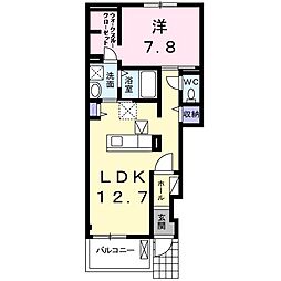 ポートソレイユ 1LDKの間取図画像