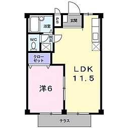 間取図画像 1LDK