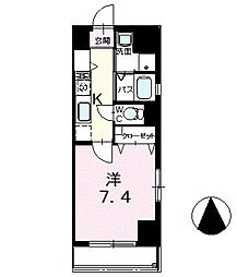 TNGビル 1Kの間取図画像