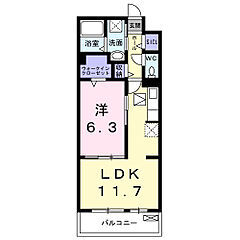 物件の間取り