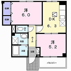 物件の間取り