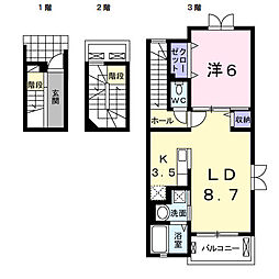グランツレジデンス・T 1LDKの間取図画像